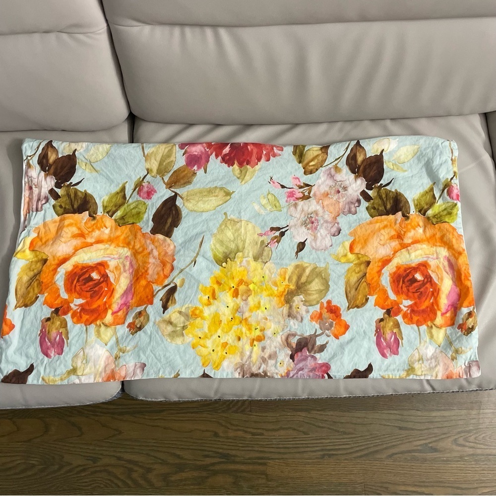 PiuBelle Shabby Chic Floral Cottage Cotton Pillow Cover Otylia Summer-15